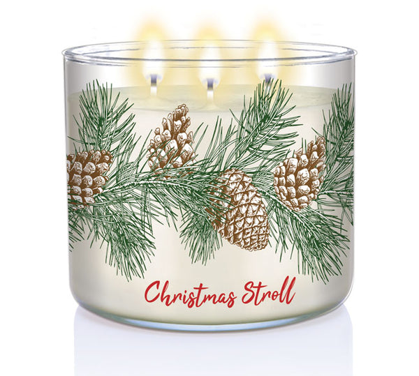 Christmas Stroll | 3-wick Candle - Kringle Candle Company