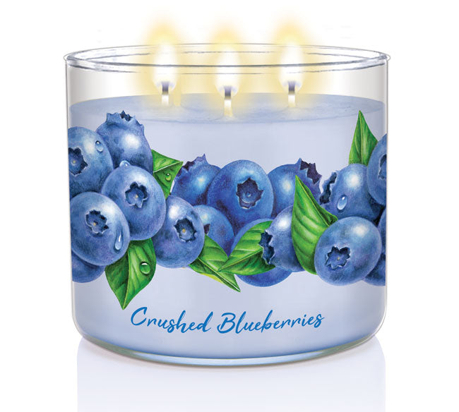 Crushed Blueberries | 3-wick Candle - Kringle Candle Company