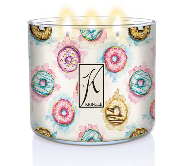 Donut Worry I 3-wick Candle - Kringle Candle Company