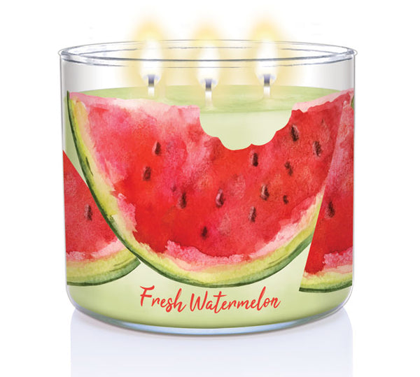 Fresh Watermelon | 3-wick Candle - Kringle Candle Company