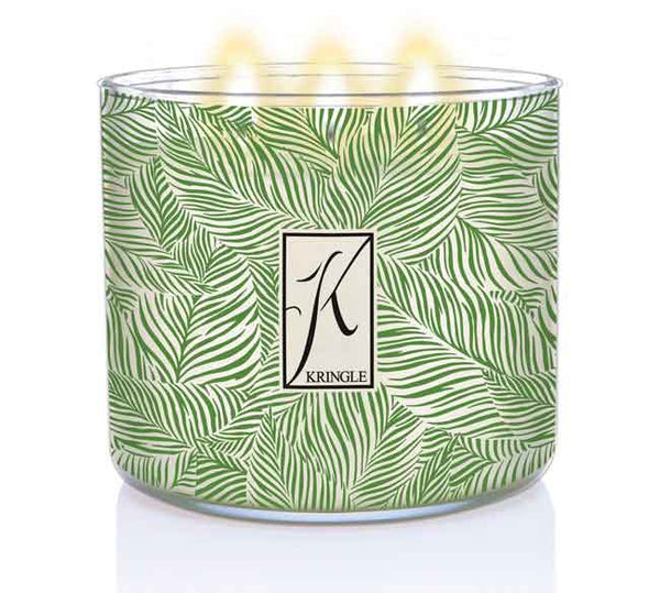 Gingerlily & Palm 3-Wick Candle - Kringle Candle Company