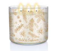 Gold & Cashmere | 3-wick Candle - Kringle Candle Company