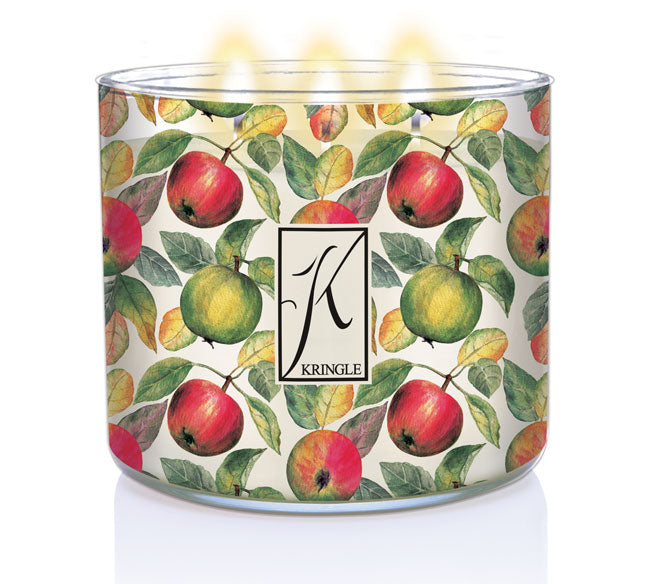 Macintosh Apple | 3-wick Candle - Kringle Candle Company