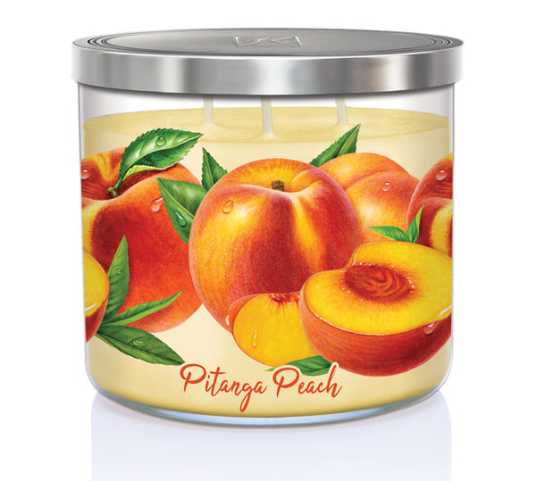 Pitanga Peach | 3-wick Candle - Kringle Candle Company