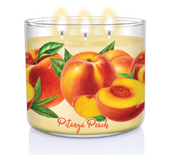 Pitanga Peach | 3-wick Candle - Kringle Candle Company