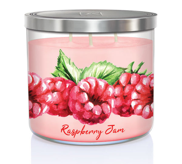 Raspberry Jam | 3-wick Candle - Kringle Candle Company