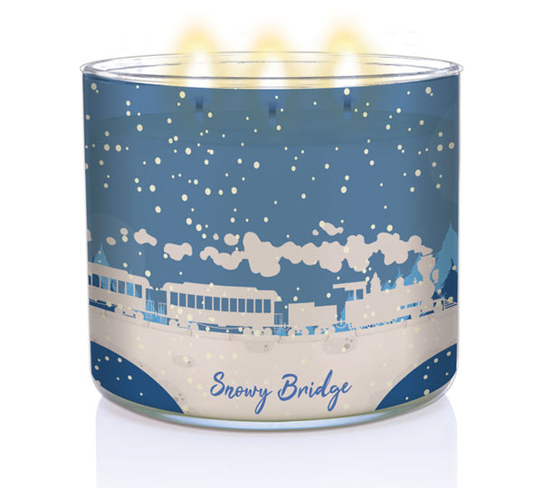 Snowy Bridge | 3-wick Candle - Kringle Candle Company