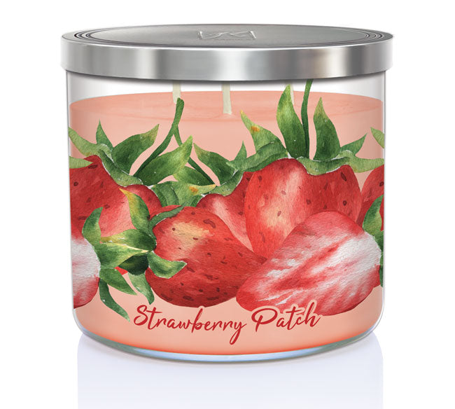 Strawberry Patch | 3-wick Candle - Kringle Candle Company