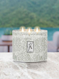 Coral 3-Wick Candle - Kringle Candle Company