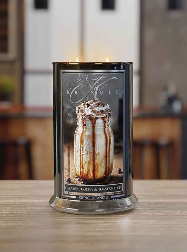 Caramel, Cocoa & Toasted Fluff  | Large 2-wick - Kringle Candle Company