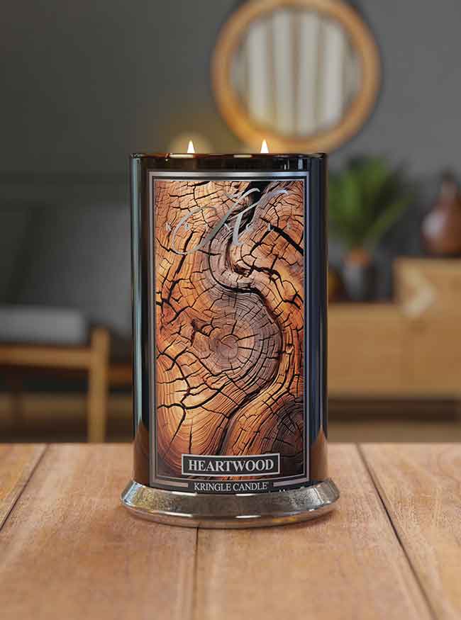 Heartwood  | Large 2-wick - Kringle Candle Company