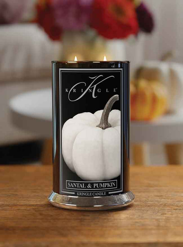 Santal & Pumpkin Large 2-wick - Kringle Candle Company