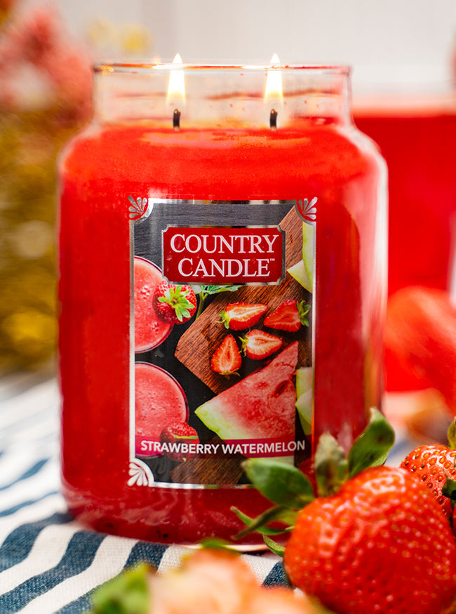 Strawberry Watermelon Large Jar - Kringle Candle Company