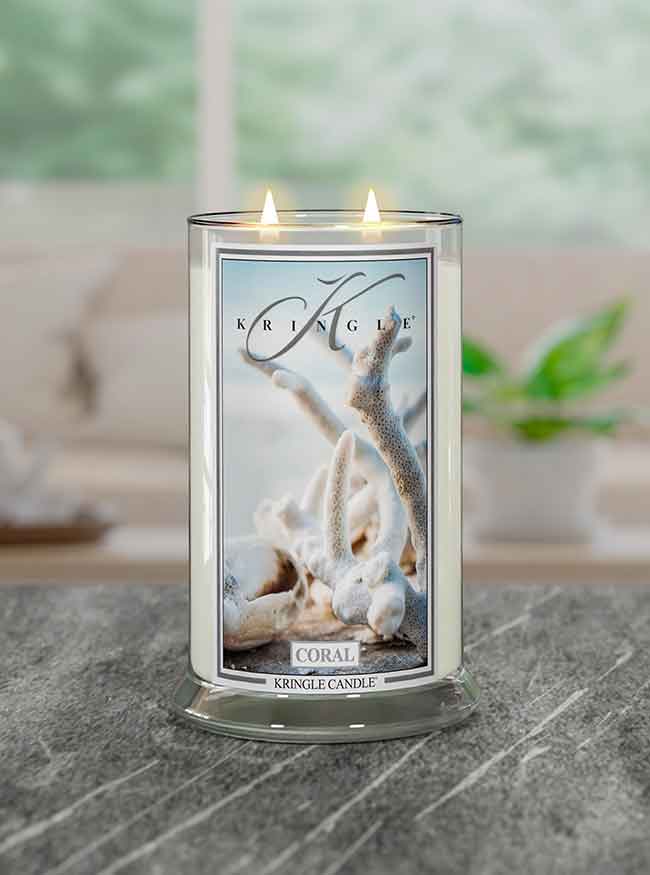 Coral Large 2-Wick - Kringle Candle Company