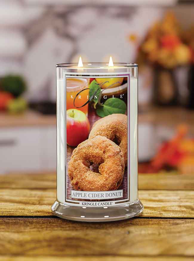 Apple Cider Donut  Large 2-wick - Kringle Candle Company