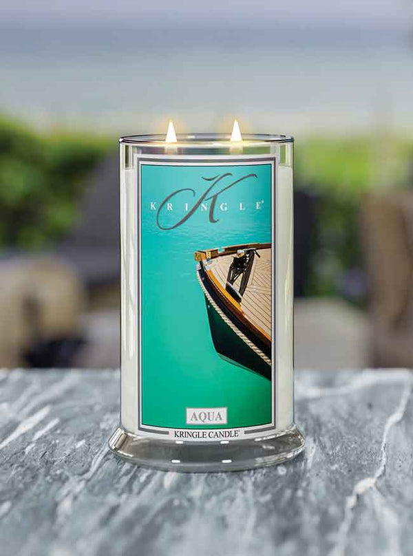 Aqua  Large 2-wick - Kringle Candle Company