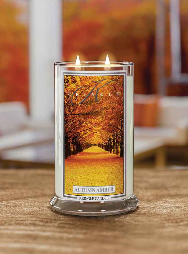 Autumn Amber  Large 2-wick - Kringle Candle Company