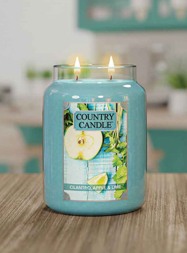 Cilantro, Apple & Lime Large 2-wick - Kringle Candle Company