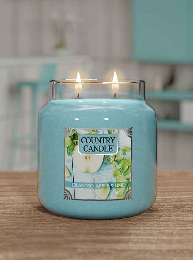 Cilantro, Apple & Lime | Medium 2-wick Candle - Kringle Candle Company