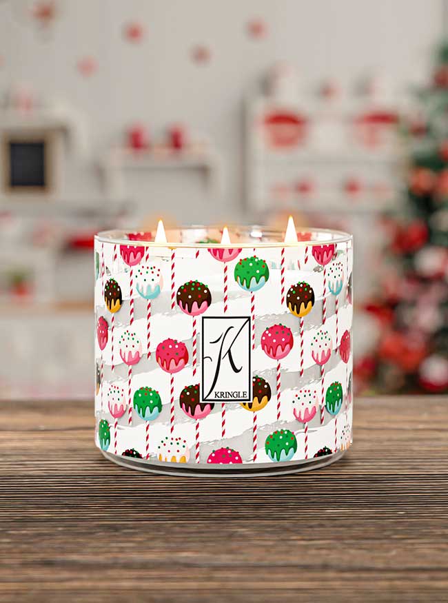 Christmas Cake Pops 3-wick - Kringle Candle Company