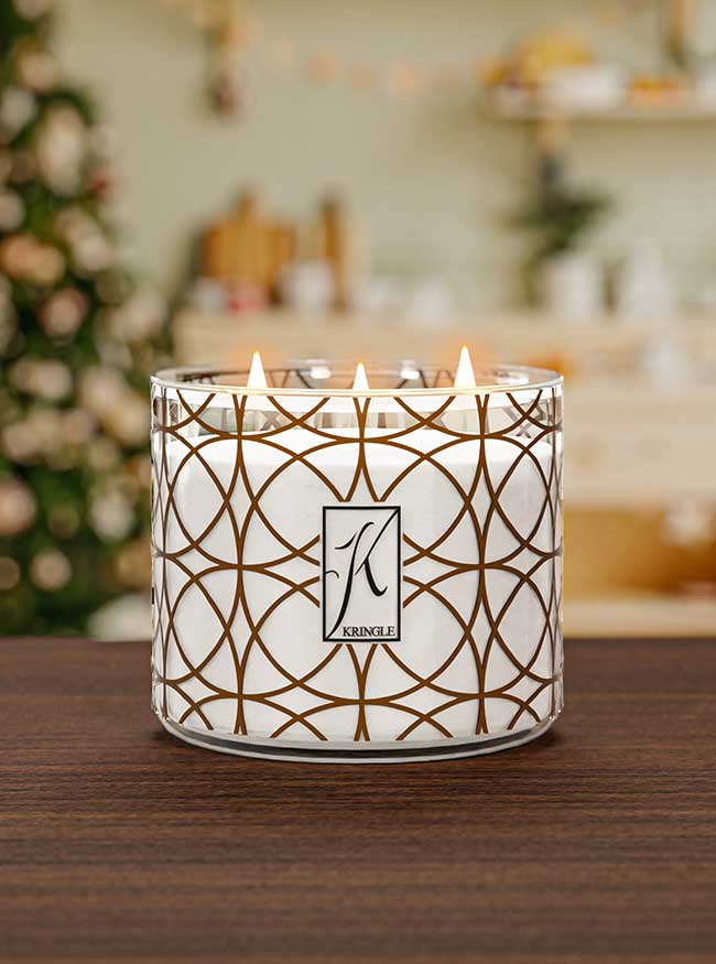 Crinkle Cookies 3-wick - Kringle Candle Company