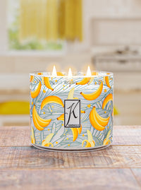 Bananas Foster 3-Wick Candle - Kringle Candle Company