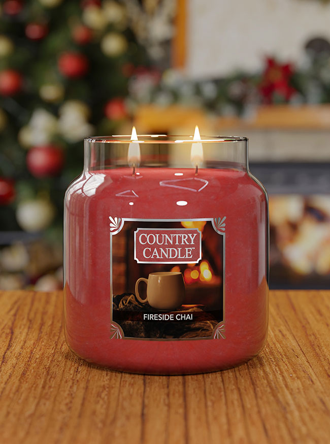 Fireside Chai Medium 2-wick - Kringle Candle Company