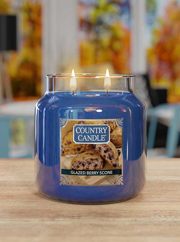 Glazed Berry Scone Medium 2-wick - Kringle Candle Company