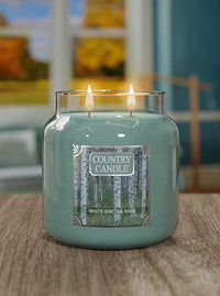 White Birch & Rain Medium 2-wick - Kringle Candle Company