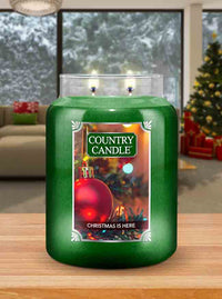 Christmas is Here Large 2-wick - Kringle Candle Company