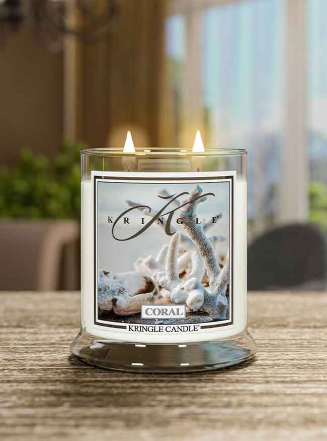 Coral Medium 2-Wick - Kringle Candle Company