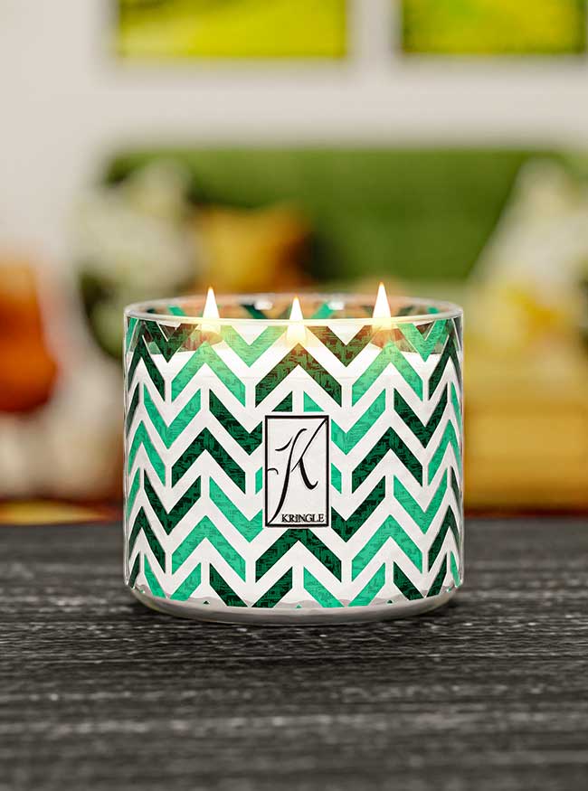 Bourbon Bonfire  | 3-wick Candle - Kringle Candle Company