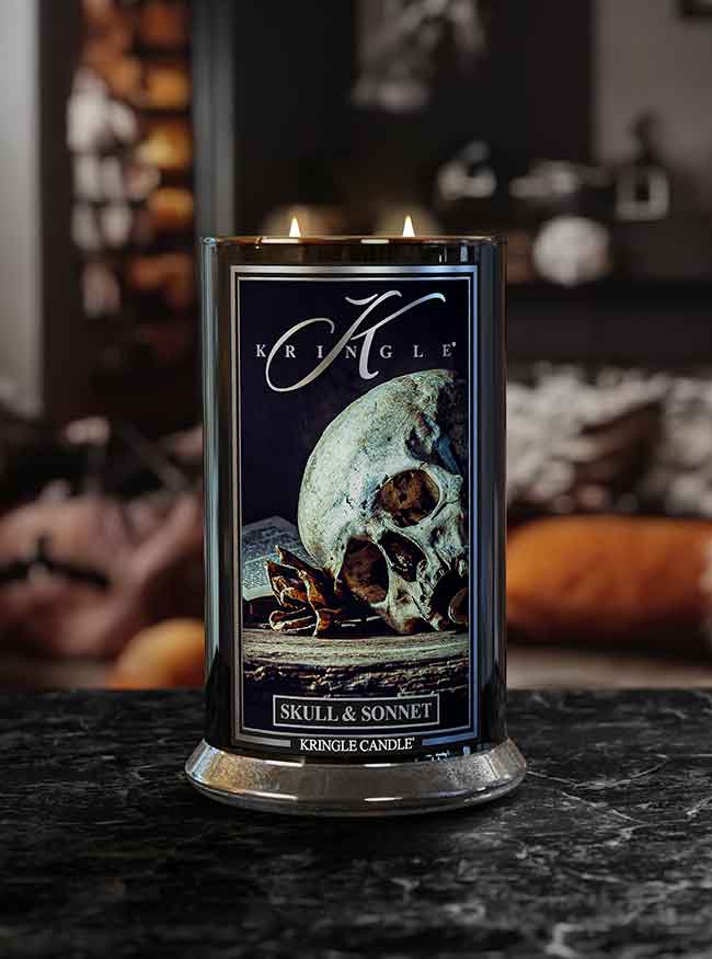 Skull & Sonnet Large 2-Wick - Kringle Candle Company