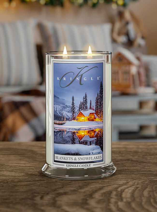 Blankets & Snowflakes Large 2-Wick - Kringle Candle Company