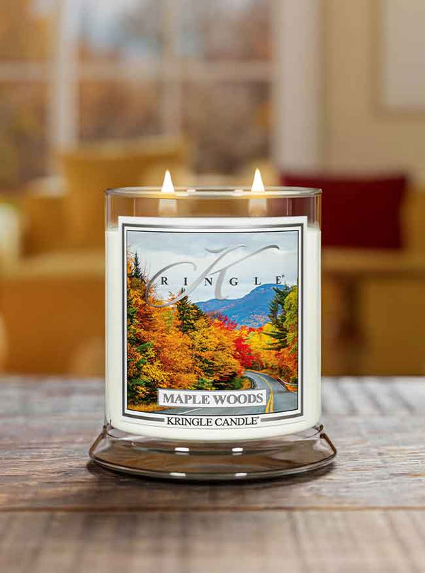 Maple Woods Medium 2-Wick - Kringle Candle Company