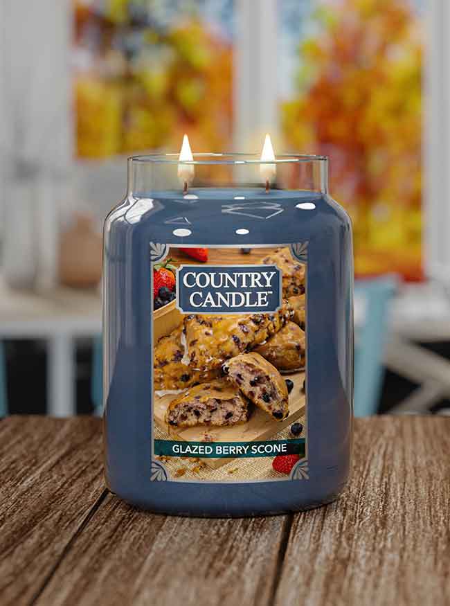 Glazed Berry Scone Large 2-wick - Kringle Candle Company