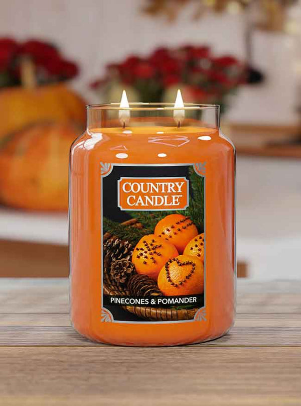 Pinecones & Pomander Large 2-wick - Kringle Candle Company