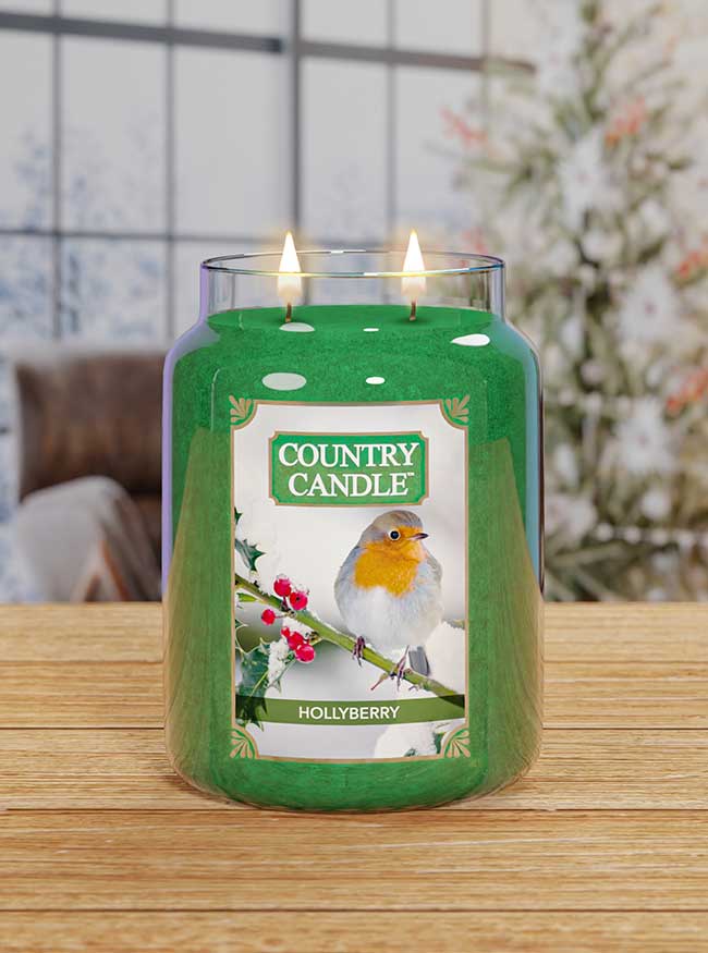 Hollyberry Large 2-wick - Kringle Candle Company