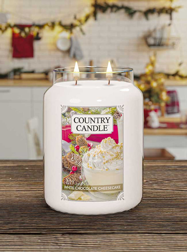 White Chocolate Cheesecake Large 2-wick - Kringle Candle Company