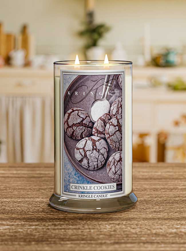 Crinkle Cookies Large 2-wick - Kringle Candle Company