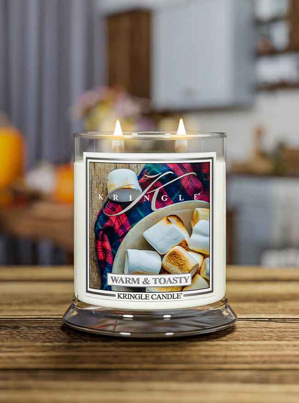 Warm & Toasty Medium 2-Wick - Kringle Candle Company