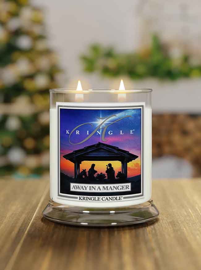 Away In A Manger Medium 2-wick - Kringle Candle Company