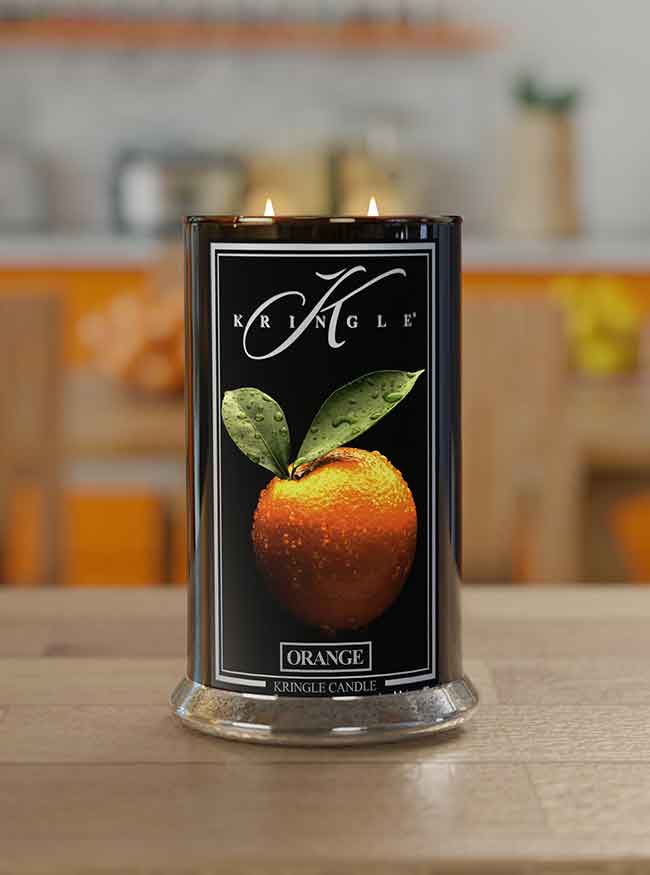 Orange Large 2-wick - Kringle Candle Company