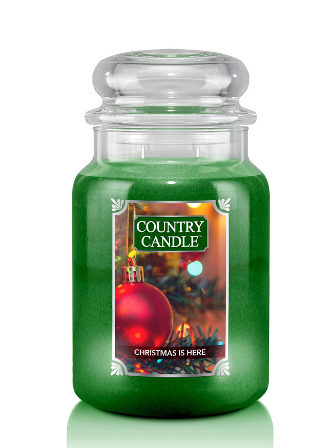 Christmas is Here Large 2-wick - Kringle Candle Company