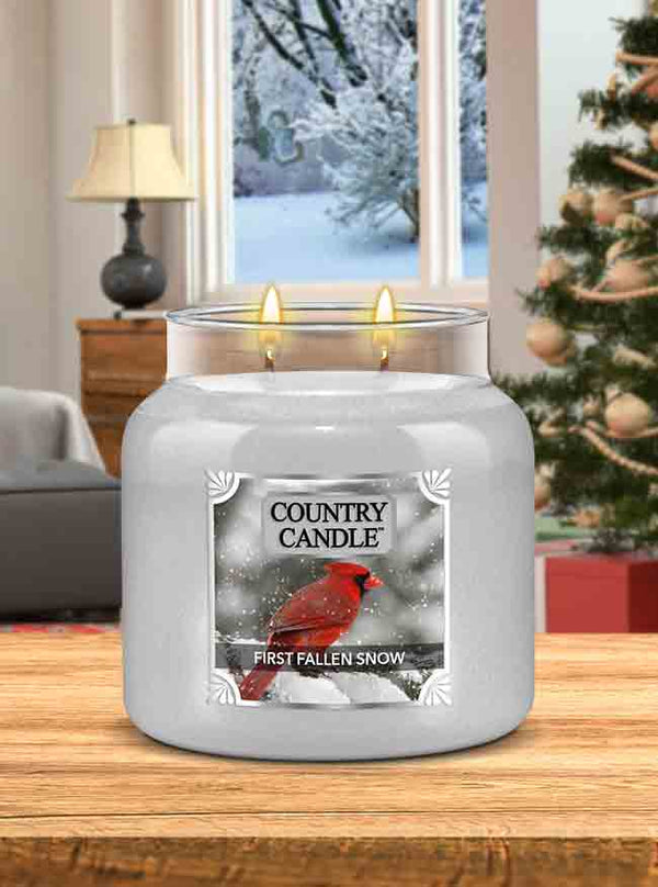 First Fallen Snow Medium 2-wick - Kringle Candle Company