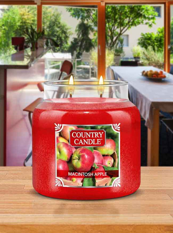 MacIntosh Apple Medium Jar Candle - Kringle Candle Company