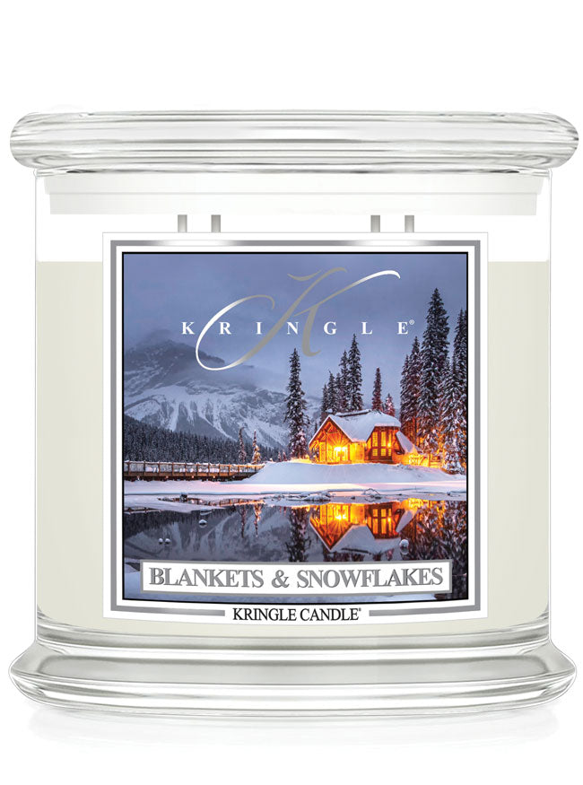 Blankets & Snowflakes  | Large 4-wick