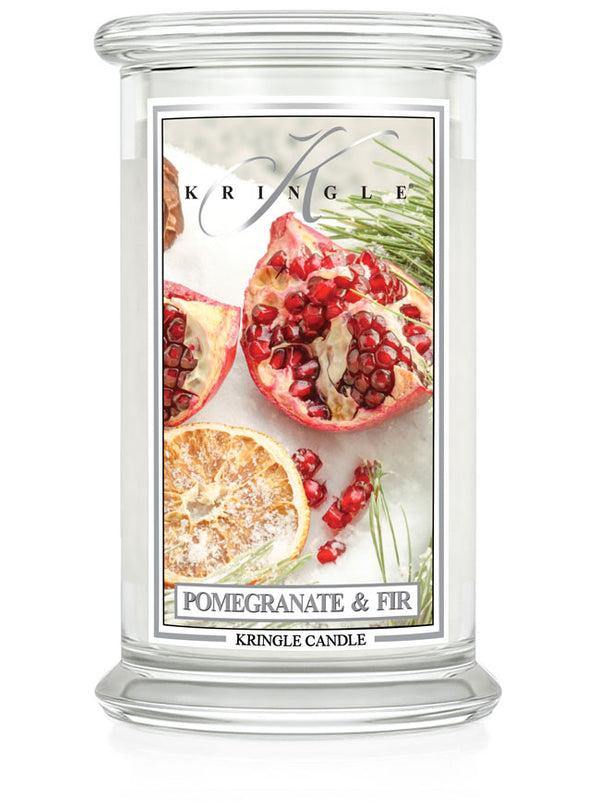 Pomegranate & Fir Large 2-Wick - Kringle Candle Company