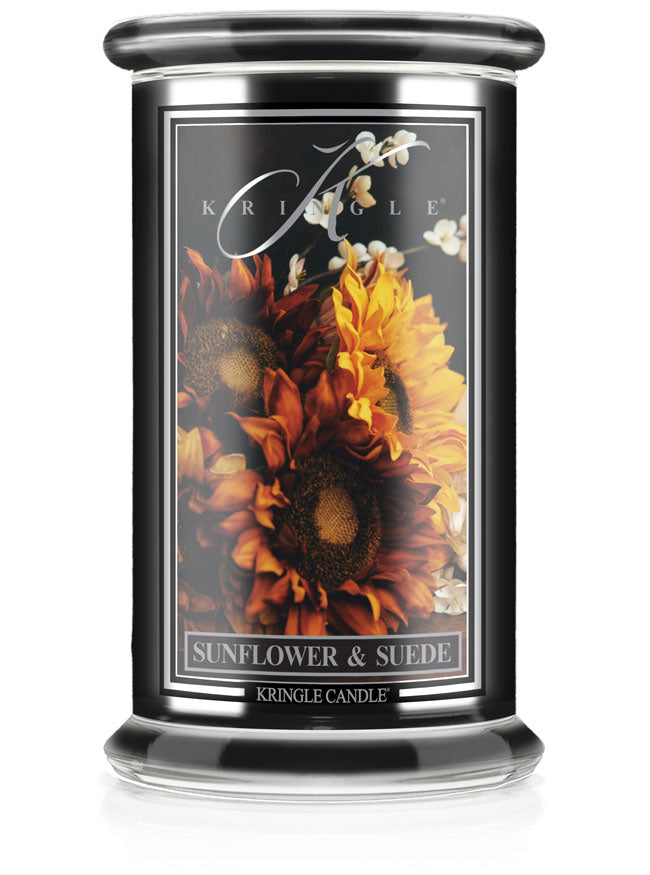 Sunflower & Suede  | Large 2-wick - Kringle Candle Company