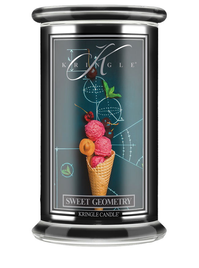 Sweet Geometry Large 2-wick - Kringle Candle Company